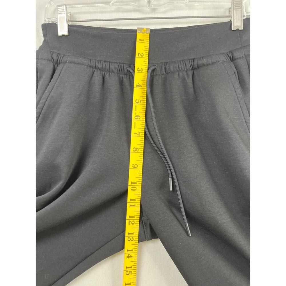 Athleta Joggers Womens Small Tall Black High Rise Drawstring Tapered Athleisure